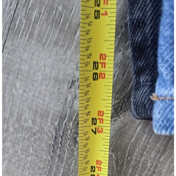 2- LL Bean Mens Jeans 42x28 Medium Wash Blue/ Black - See Current Measurements - Picture 8 of 10